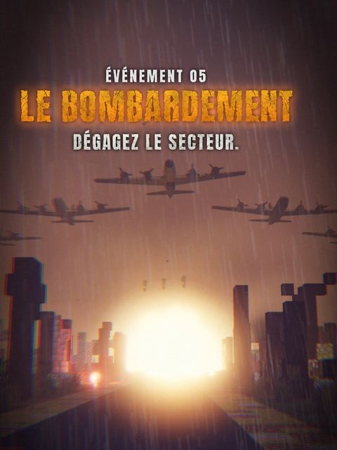 Bombardiers au-dessus du dépôt